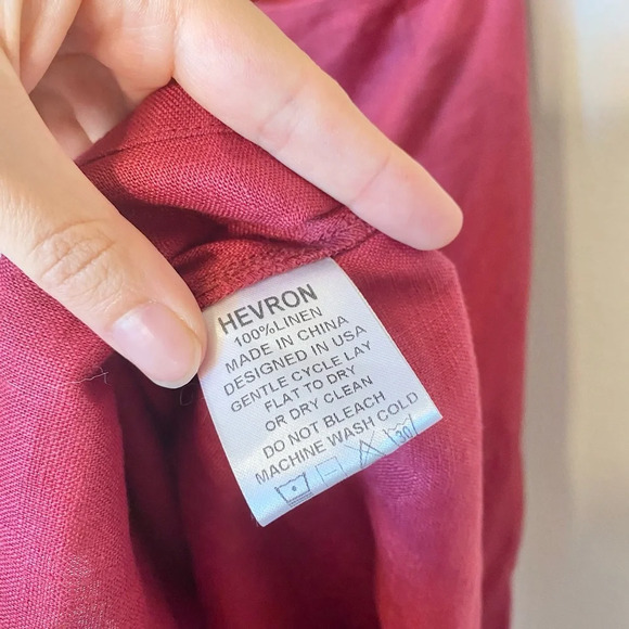 NWOT HEVRON Celine Linen Cut Out Maxi Dress - Picture 8 of 10